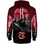 miami redhawks halloween vibes red black hoodie best selling