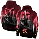 miami redhawks halloween vibes red black hoodie best selling