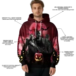 miami redhawks halloween vibes red black hoodie best selling