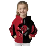 miami redhawks heartbeat graphic red hoodie best selling