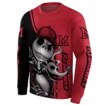 miami redhawks jack skellington red hoodie best selling