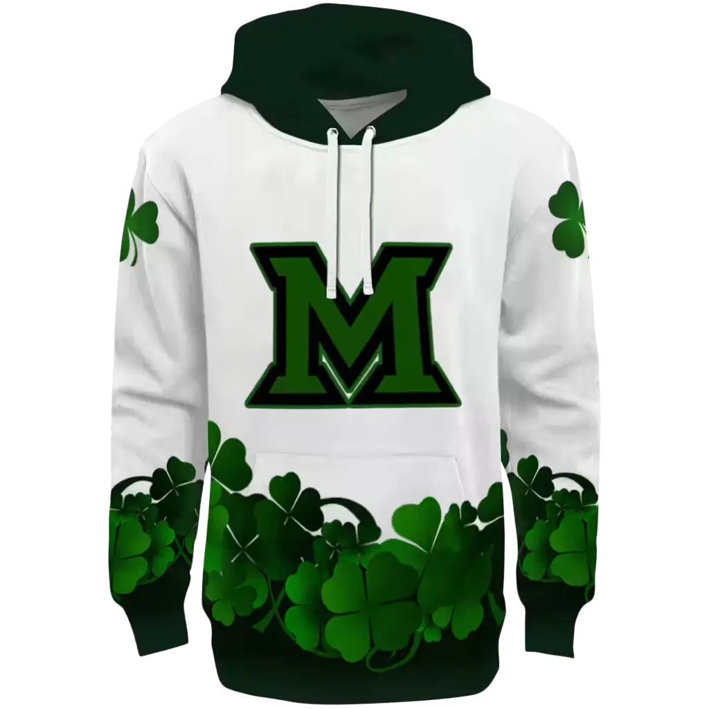 miami redhawks lucky motif white green hoodie best selling miami redhawks lucky motif white green hoodie best selling