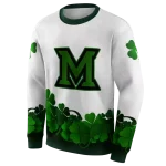 miami redhawks lucky motif white green hoodie best selling