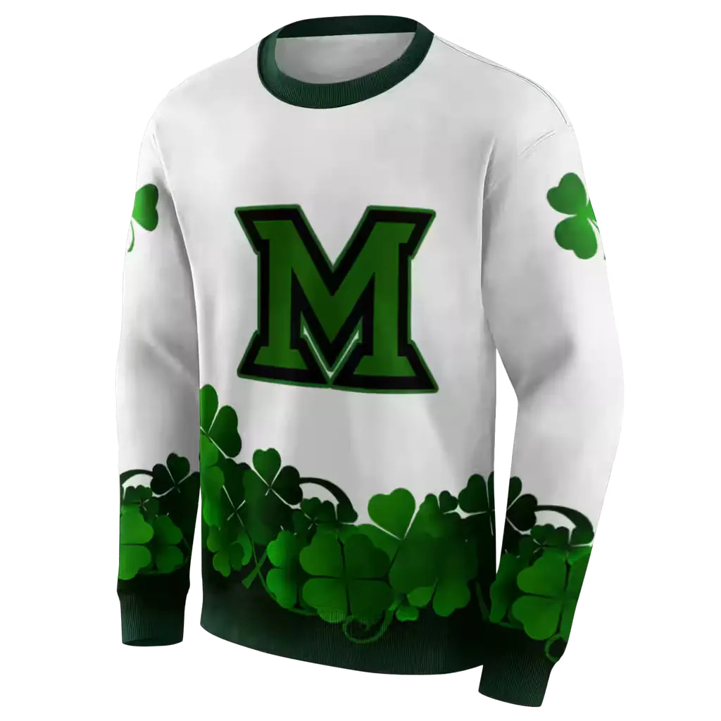 miami redhawks lucky motif white green hoodie new arrival miami redhawks lucky motif white green hoodie new arrival