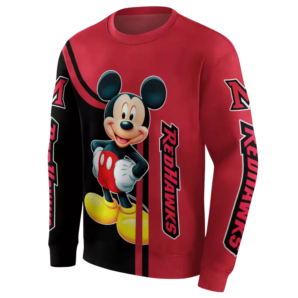 miami redhawks mickey mouse red black hoodie new arrival miami redhawks mickey mouse red black hoodie new arrival