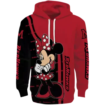 miami redhawks minnie mouse red hoodie best selling