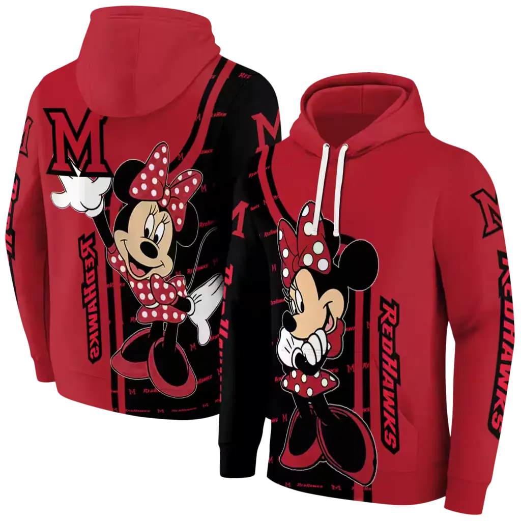 miami redhawks minnie mouse red hoodie fashion forward miami redhawks minnie mouse red hoodie fashion forward