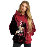 miami redhawks minnie mouse red hoodie best selling