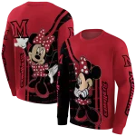miami redhawks minnie mouse red hoodie best selling