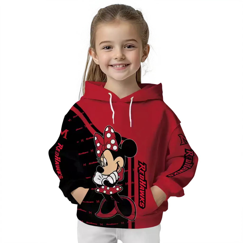 miami redhawks minnie mouse red hoodie top rated miami redhawks minnie mouse red hoodie top rated