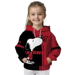miami redhawks playful snoopy red hoodie best selling