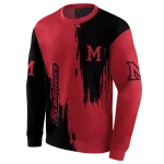 miami redhawks splatter effect red hoodie best selling