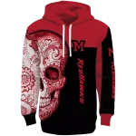 miami redhawks sugar skull red black hoodie best selling