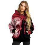 miami redhawks sugar skull red black hoodie best selling