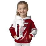 miami redhawks triangular pattern red white hoodie best selling
