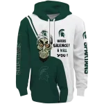 michigan state spartans achmed skull green hoodie best selling