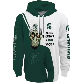 michigan state spartans achmed skull green hoodie best selling