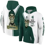 michigan state spartans achmed skull green hoodie best selling