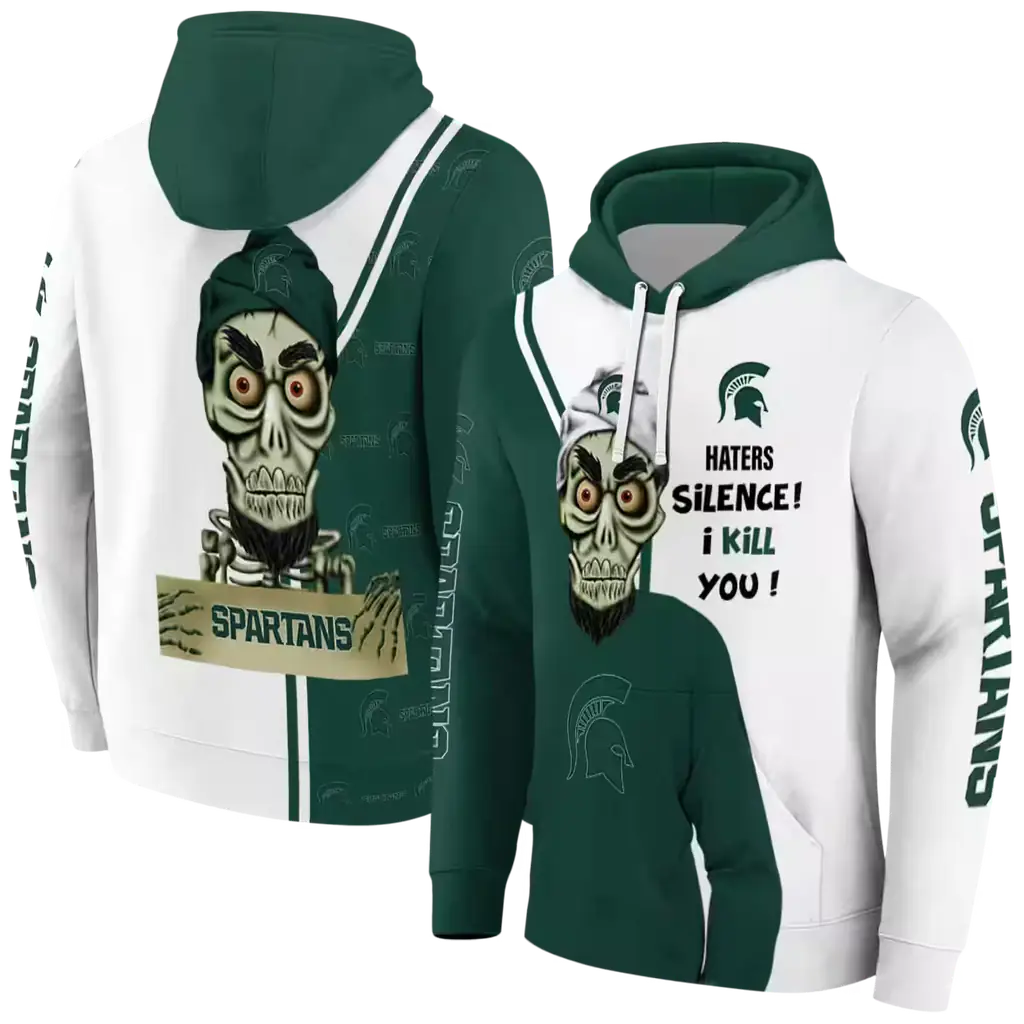 michigan state spartans achmed skull green hoodie fashion forward michigan state spartans achmed skull green hoodie fashion forward
