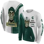 michigan state spartans achmed skull green hoodie best selling