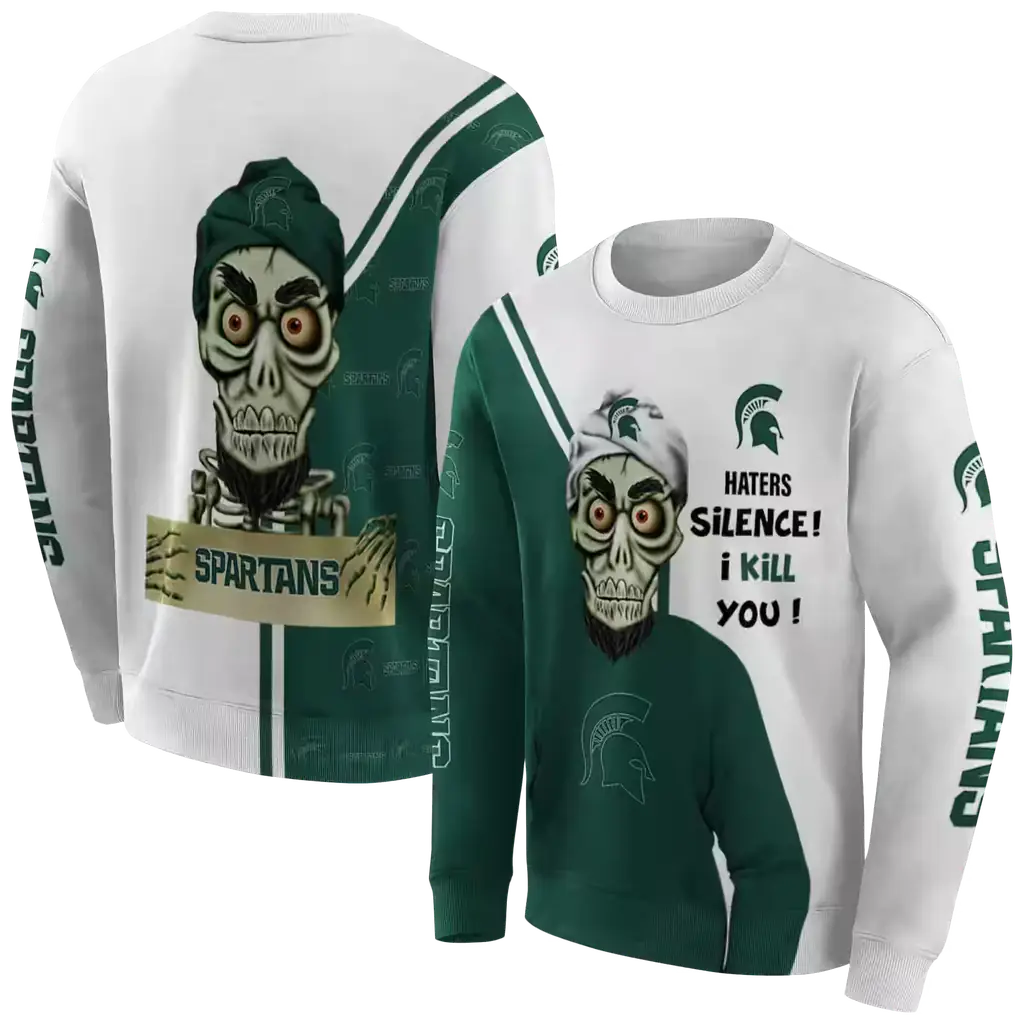 michigan state spartans achmed skull green hoodie premium grade michigan state spartans achmed skull green hoodie premium grade