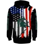 michigan state spartans american pride black hoodie best selling