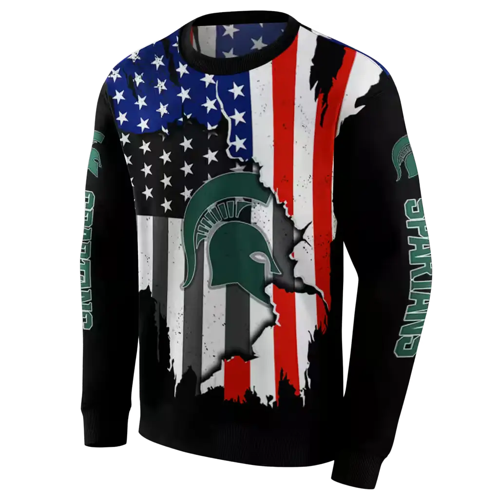 michigan state spartans american pride black hoodie new arrival michigan state spartans american pride black hoodie new arrival