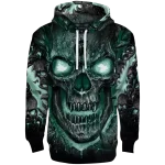 michigan state spartans demonic skull green black hoodie best selling