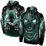 michigan state spartans demonic skull green black hoodie best selling