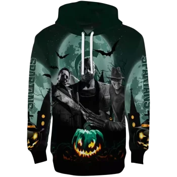 michigan state spartans halloween vibes green black hoodie best selling