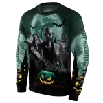 michigan state spartans halloween vibes green black hoodie best selling