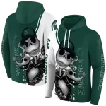 michigan state spartans jack skellington green hoodie best selling