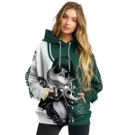 michigan state spartans jack skellington green hoodie best selling