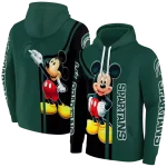 michigan state spartans mickey mouse green black hoodie best selling