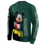 michigan state spartans mickey mouse green black hoodie best selling