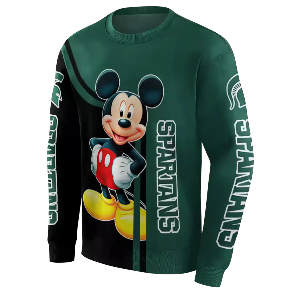 michigan state spartans mickey mouse green black hoodie new arrival michigan state spartans mickey mouse green black hoodie new arrival