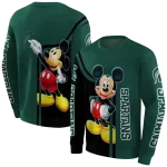 michigan state spartans mickey mouse green black hoodie best selling