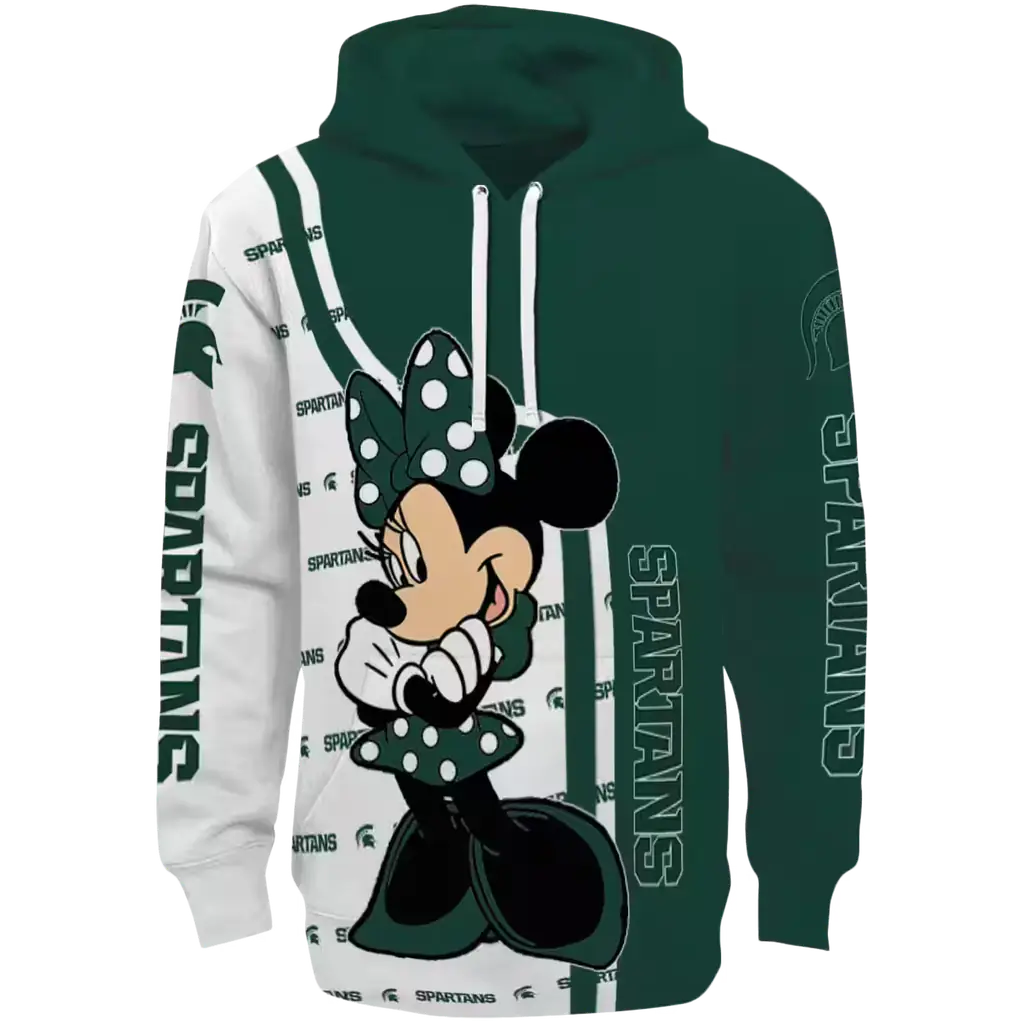 michigan state spartans minnie mouse green hoodie best selling michigan state spartans minnie mouse green hoodie best selling