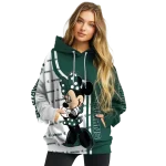 michigan state spartans minnie mouse green hoodie best selling