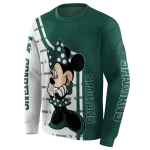michigan state spartans minnie mouse green hoodie best selling
