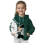 michigan state spartans minnie mouse green hoodie best selling