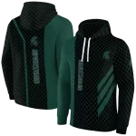 michigan state spartans monogram pattern green hoodie best selling