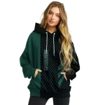 michigan state spartans monogram pattern green hoodie best selling