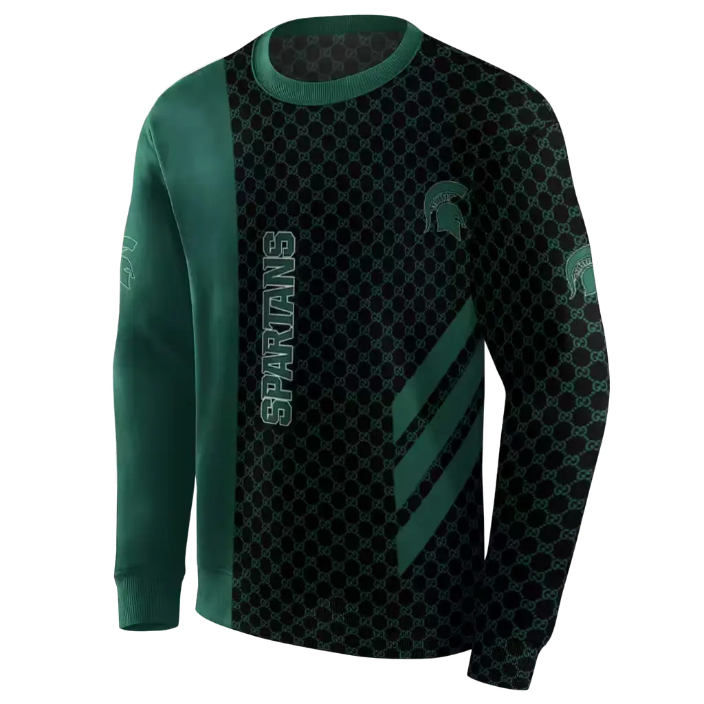 michigan state spartans monogram pattern green hoodie new arrival michigan state spartans monogram pattern green hoodie new arrival