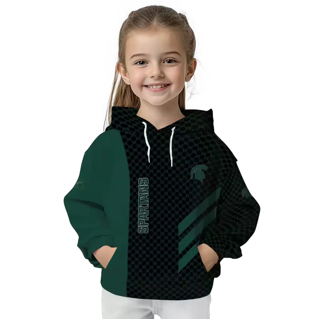 michigan state spartans monogram pattern green hoodie top rated michigan state spartans monogram pattern green hoodie top rated