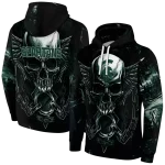 michigan state spartans skull artwork green black hoodie best selling