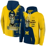 michigan wolverines achmed skull blue hoodie best selling
