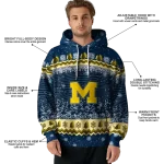 michigan wolverines christmas trees blue hoodie best selling