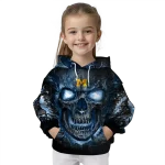 michigan wolverines demonic skull blue black hoodie best selling