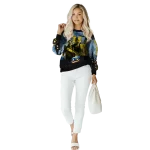 michigan wolverines halloween vibes blue black hoodie best selling